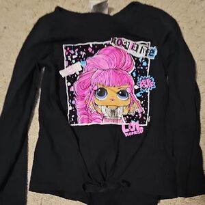 L.O.L. Surprise! Black Long Sleeve Kids Shirt